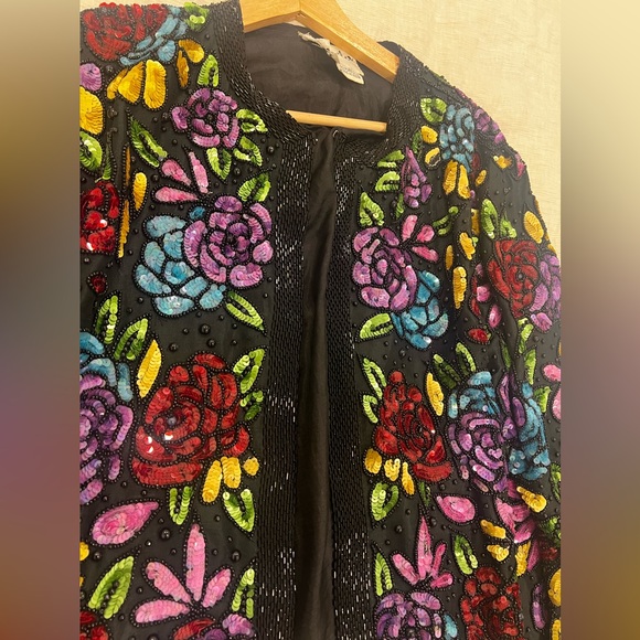 Vintage sequin jacket - Picture 5 of 7